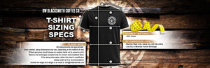 BW Blacksmith T-Shirt Size Chart