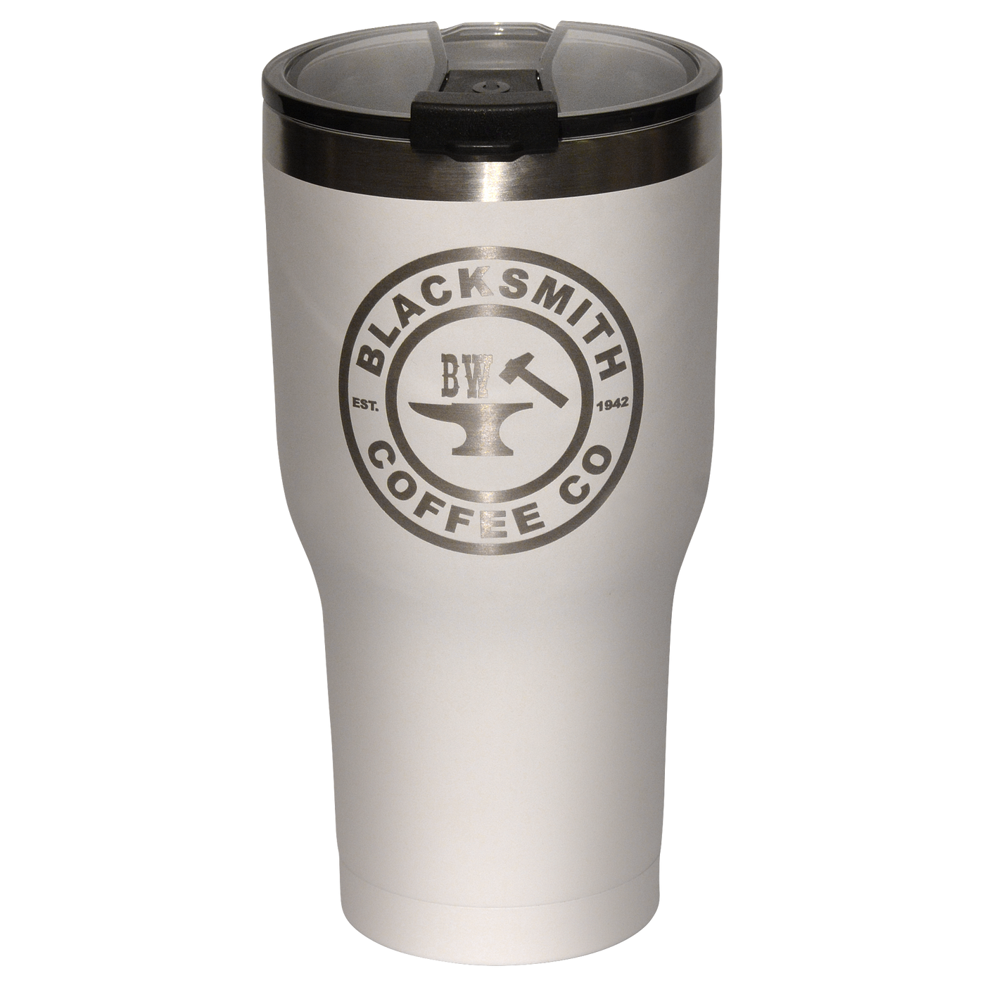 BW (Laser-Etched) 30 oz. Tumbler-White – BW Blacksmith