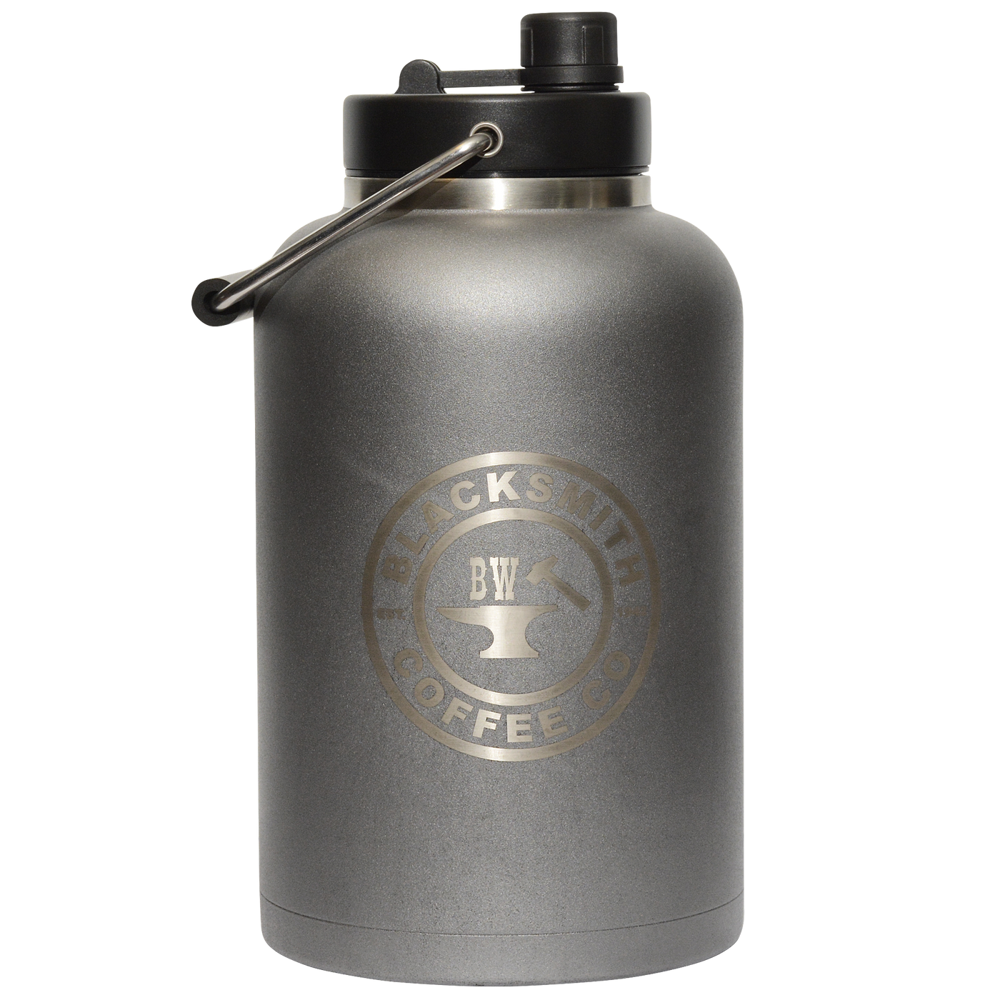 BW (Laser-Etched) 1 gal. Stainless Steel Water Jug