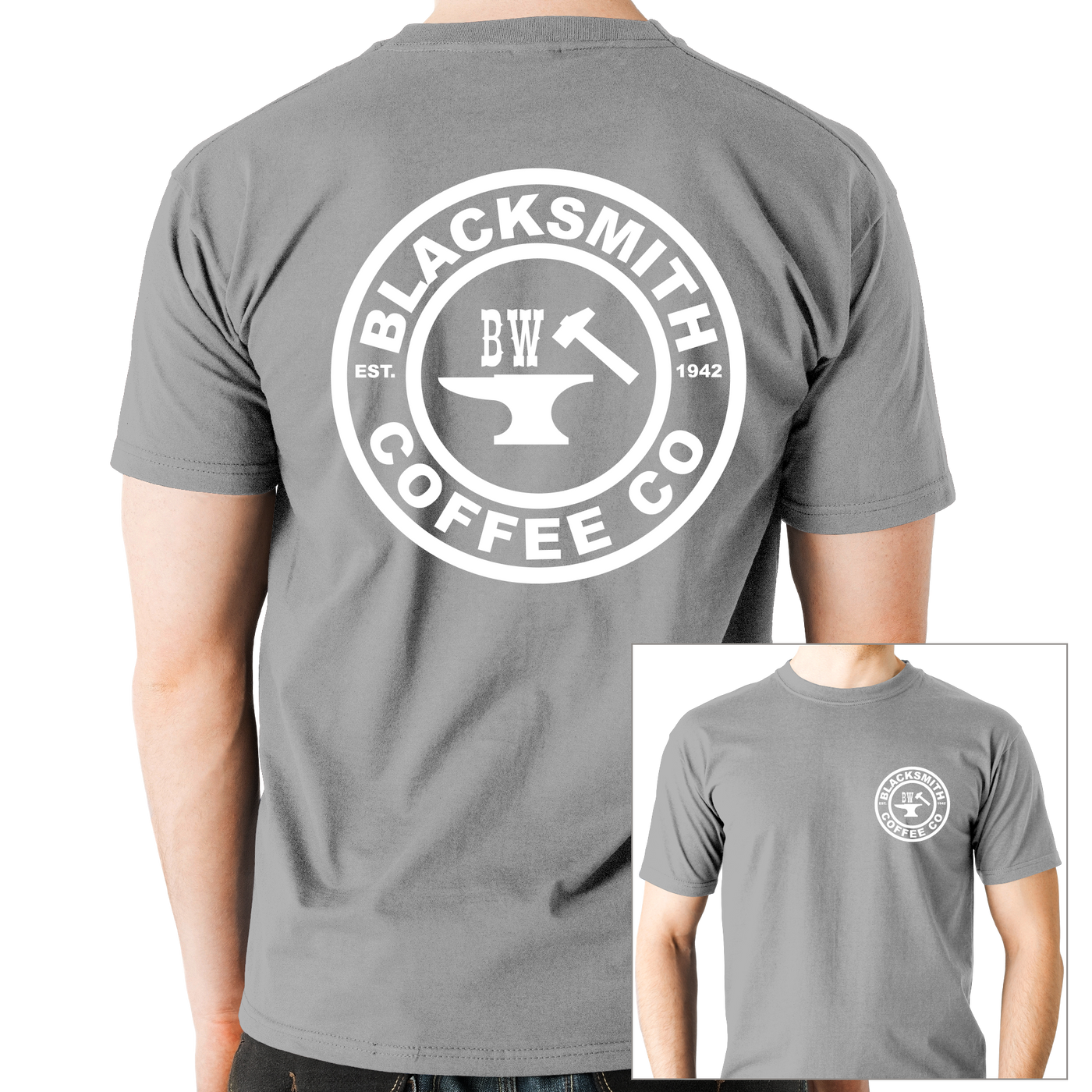 BW Blacksmith (Signature Series) Cotton T-Shirt: Concrete Grey