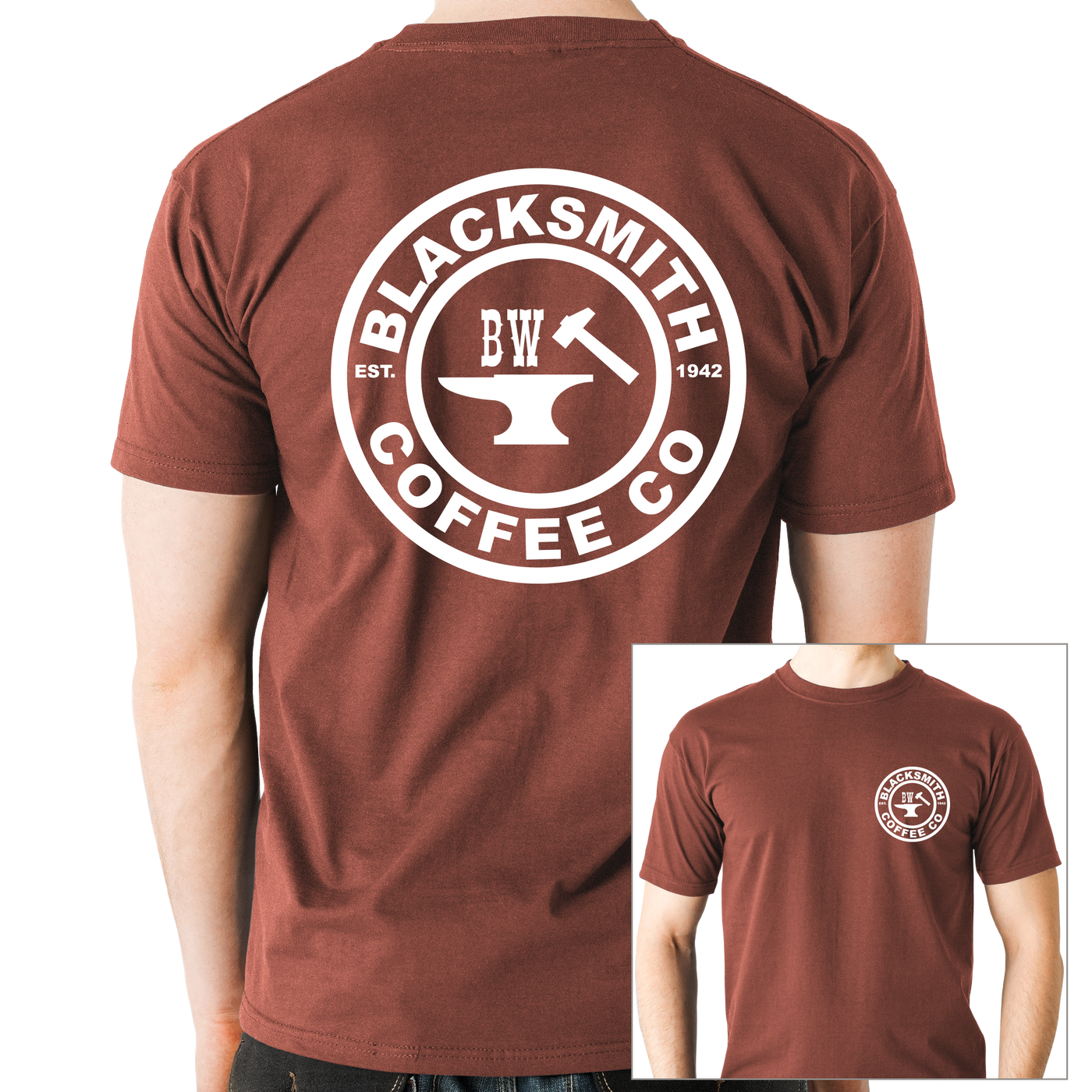 BW Blacksmith (Signature Series) Cotton T-Shirt: Brick
