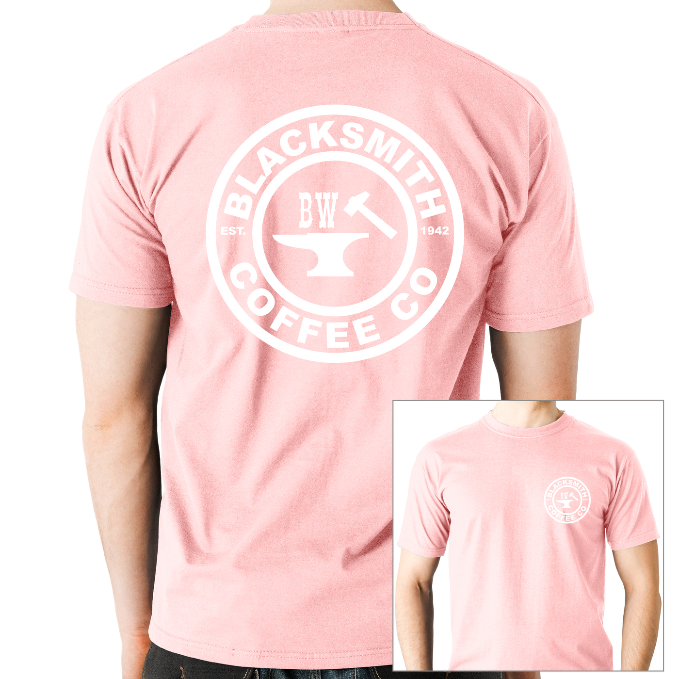 BW Blacksmith (Signature Series) Cotton T-Shirt: Light Pink