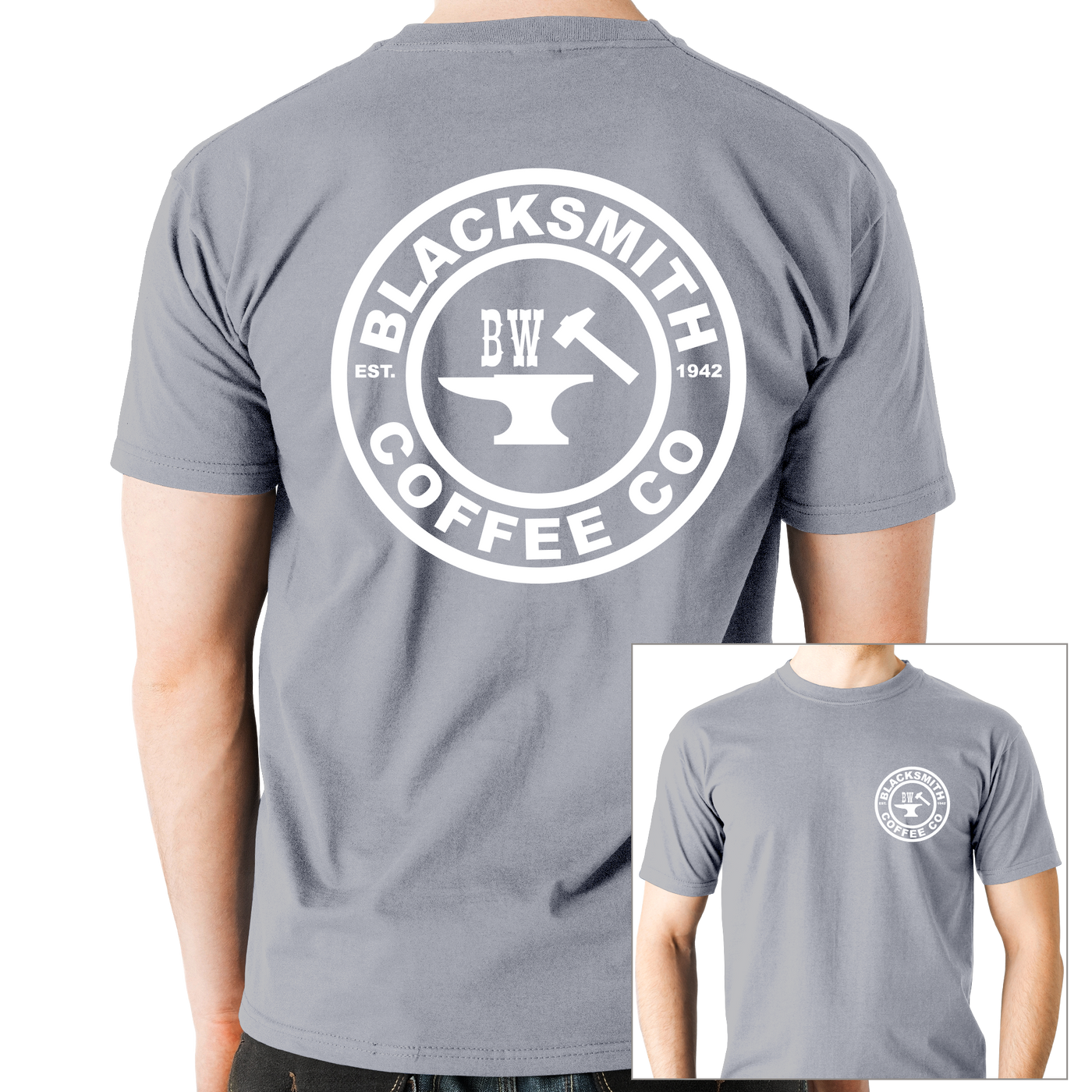 BW Blacksmith (Signature Series) Cotton T-Shirt: Dusty Blue
