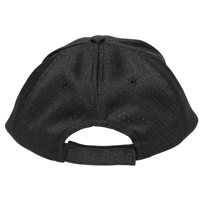 BW-Leather Patch (Center-Brand) Curved Bill Adjustable Hat-YOUTH